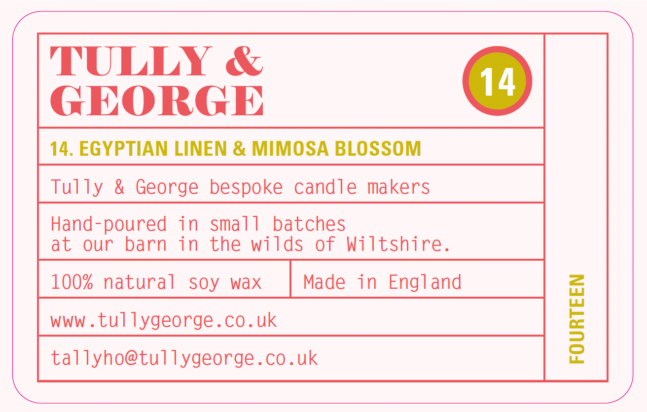 14. EGYPTIAN LINEN & MIMOSA BLOSSOM