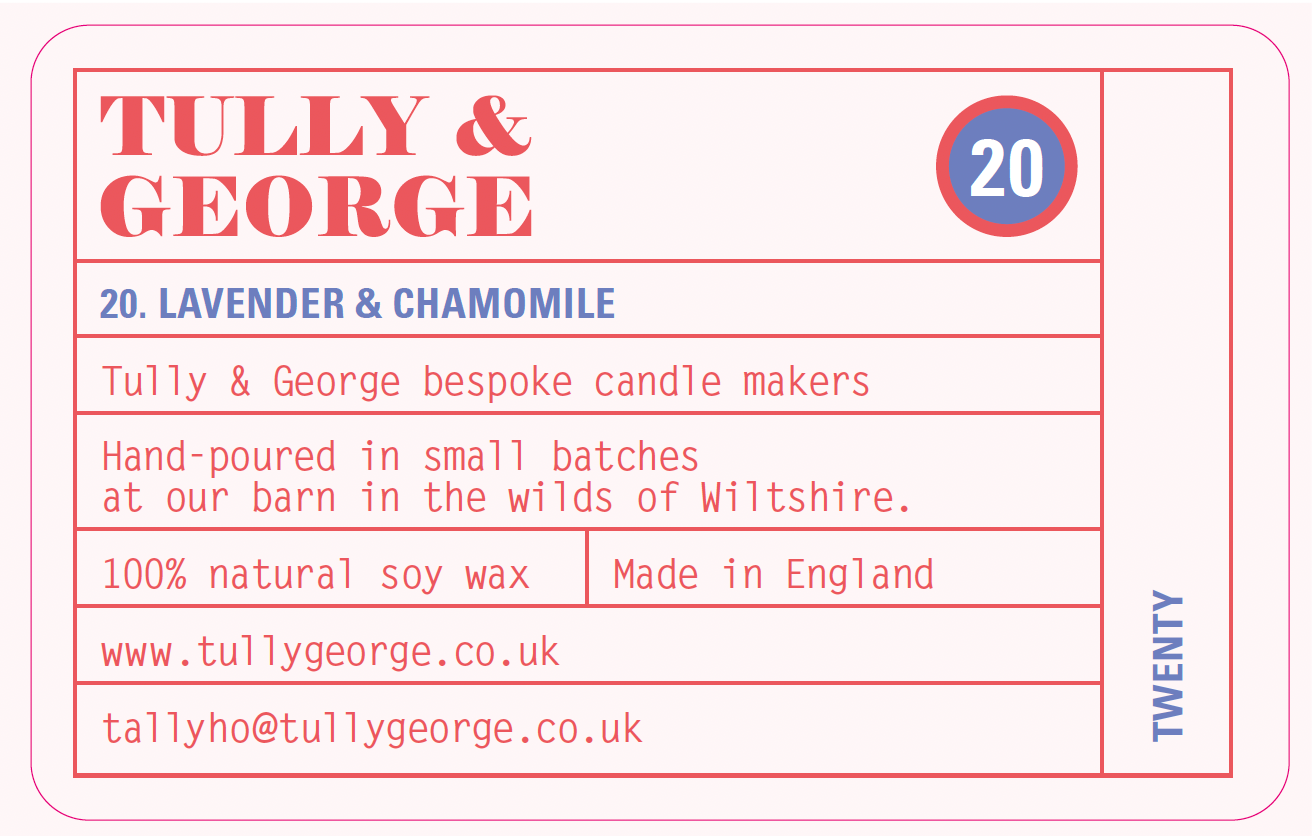 20. LAVENDER & CHAMOMILE