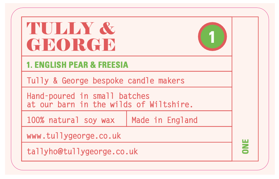 1. ENGLISH PEAR & FREESIA