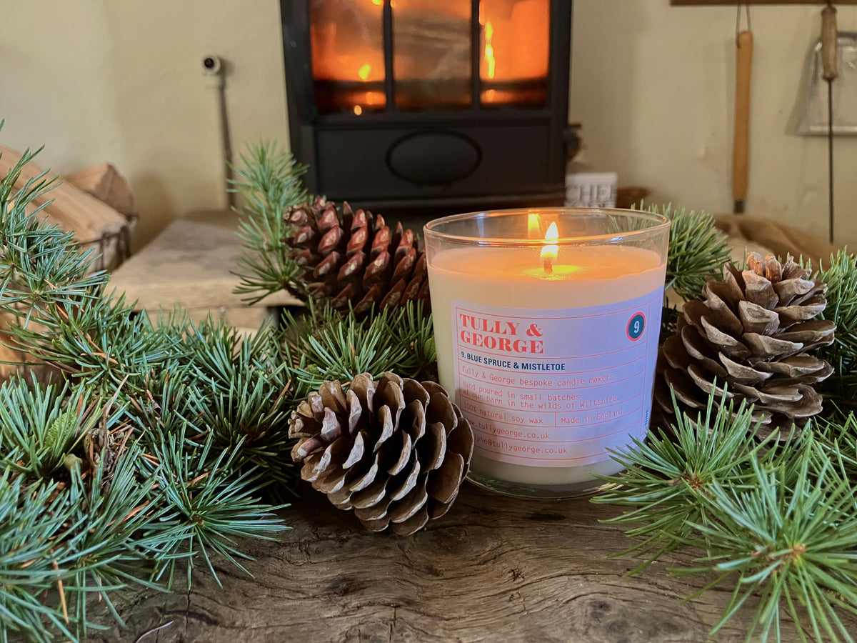 9. BLUE SPRUCE & MISTLETOE